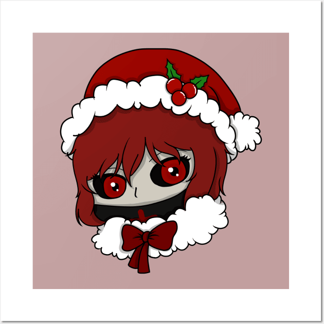 nurse ann christmas chibi Wall Art by LillyTheChibi